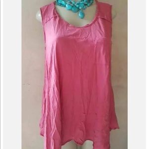 New with tag Free People pink tank top size M